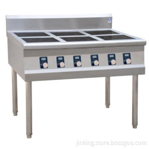 Commercial induction cookers with 6 burners, good-quality